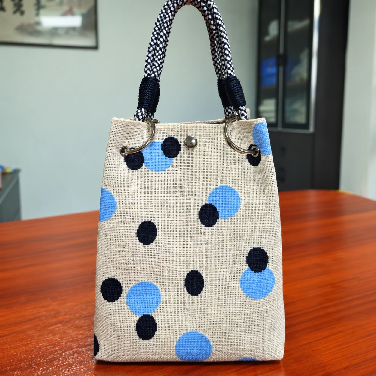 Blue Confetti — AI-enhanced product image