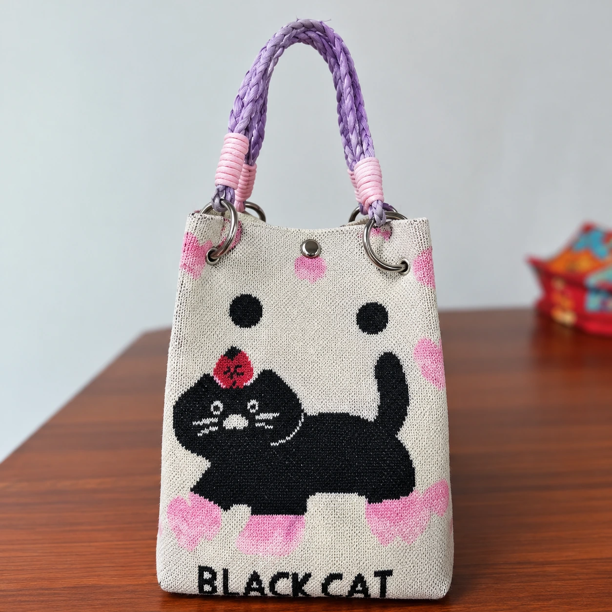 Blush Black Cat — AI-enhanced product image