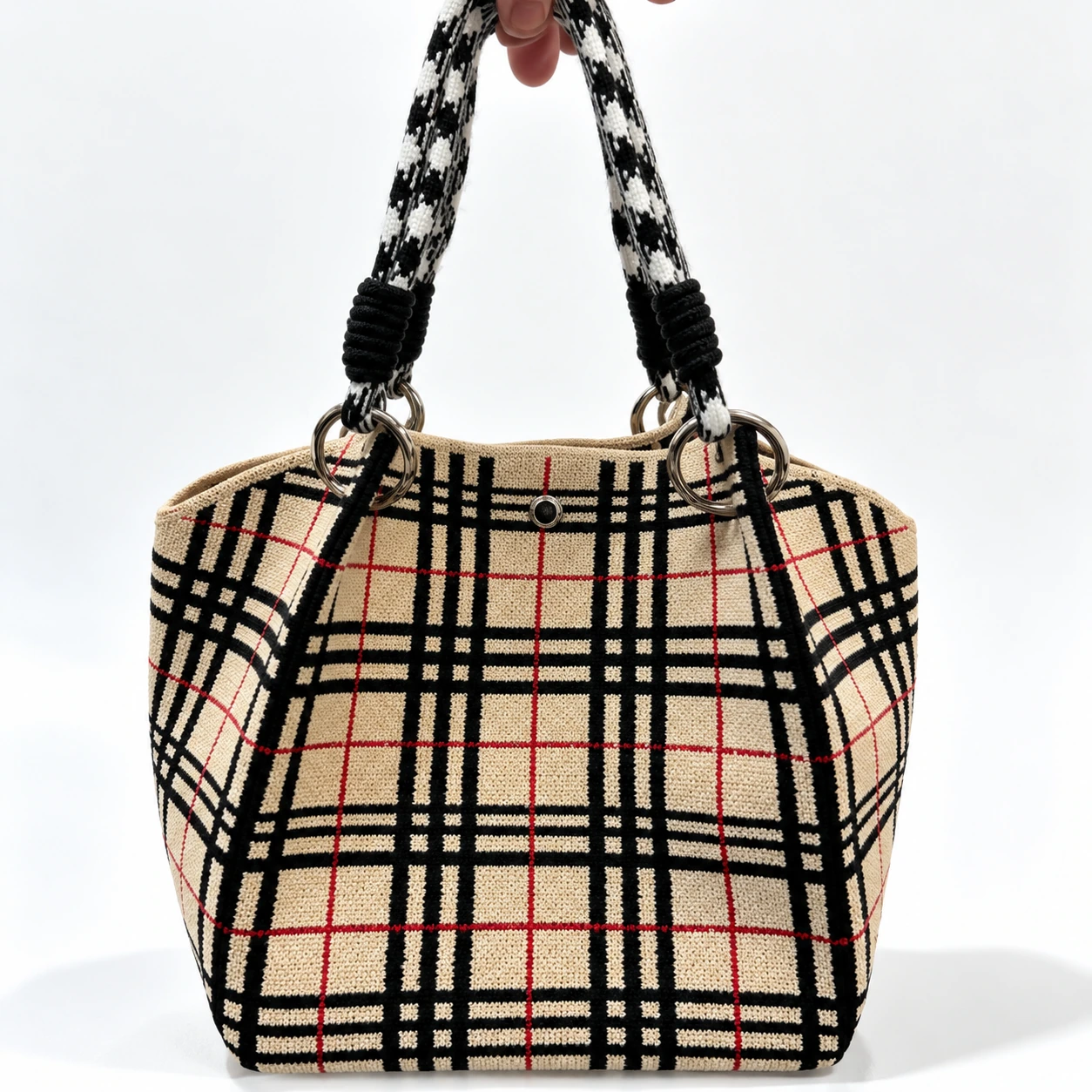 Classic Tan Plaid — AI-enhanced product image