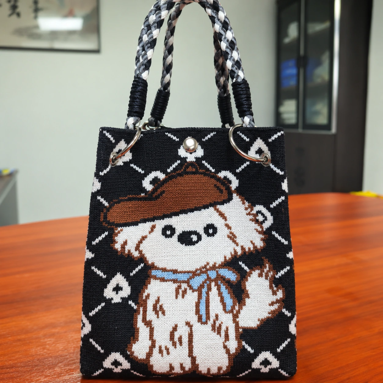 Cowboy Puppy — AI-enhanced product image