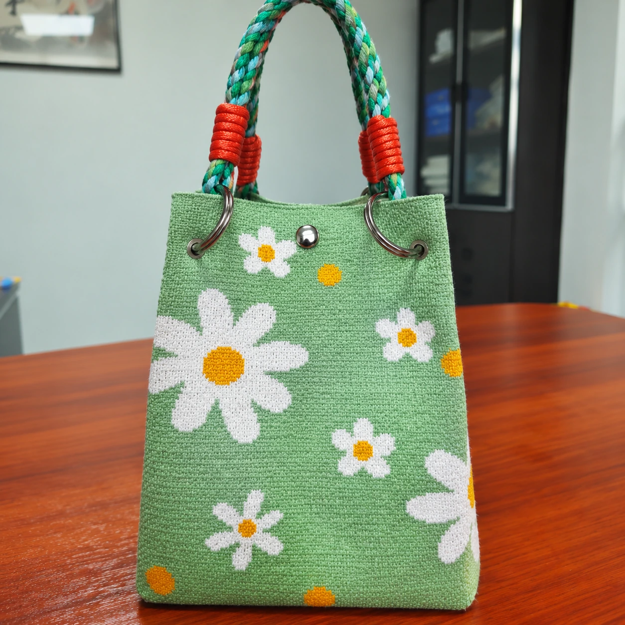 Sage Daisies — AI-enhanced product image