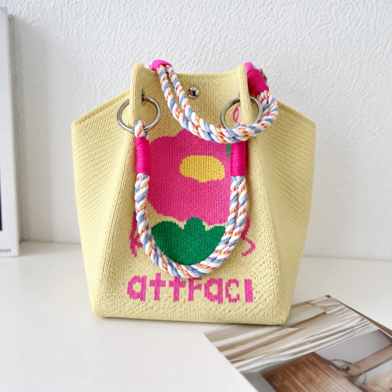 Yellow Flower Pocket — AI-enhanced product image